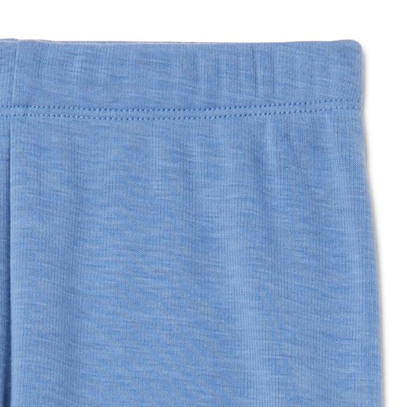 2 girls BLUE leggings Back to School bundle 1 tie dye w/pockets 1 cozy soft blue - Picture 4 of 4